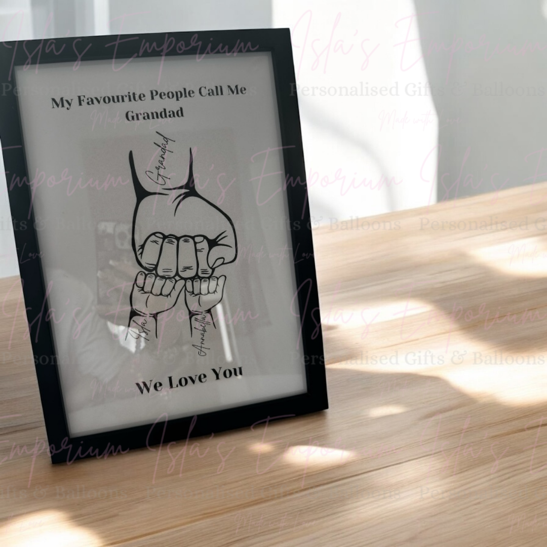 Fathers Day Hand Frame