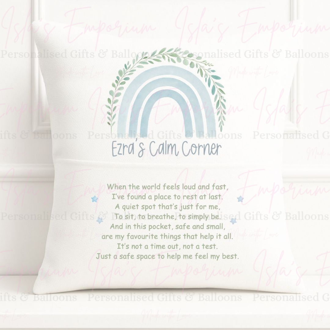 Personalised Calm Corner Pillow