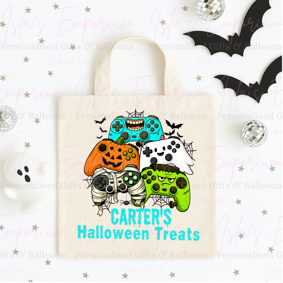 Gaming Halloween Treats Mini Tote Bag