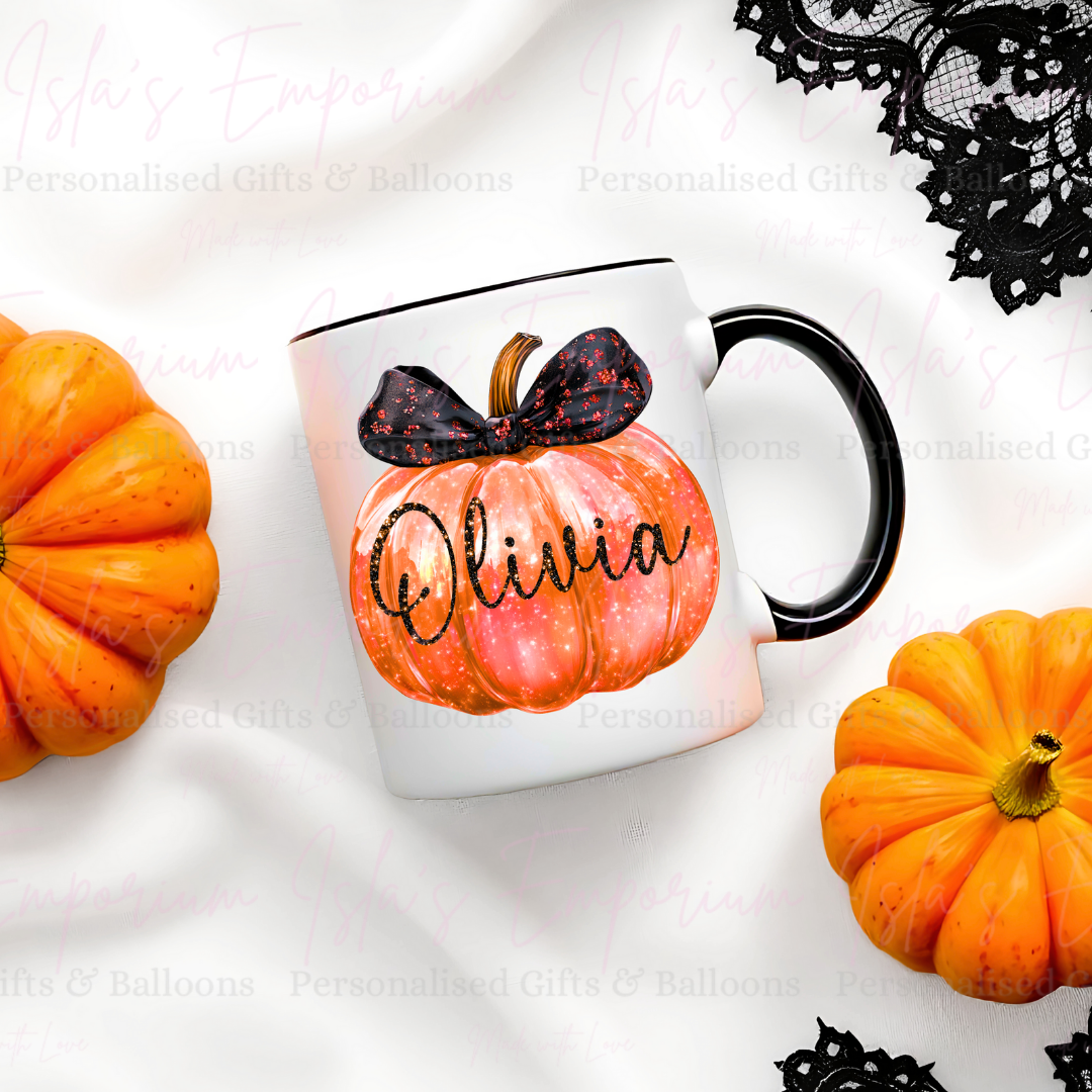 Iridescent Pumpkin Mug