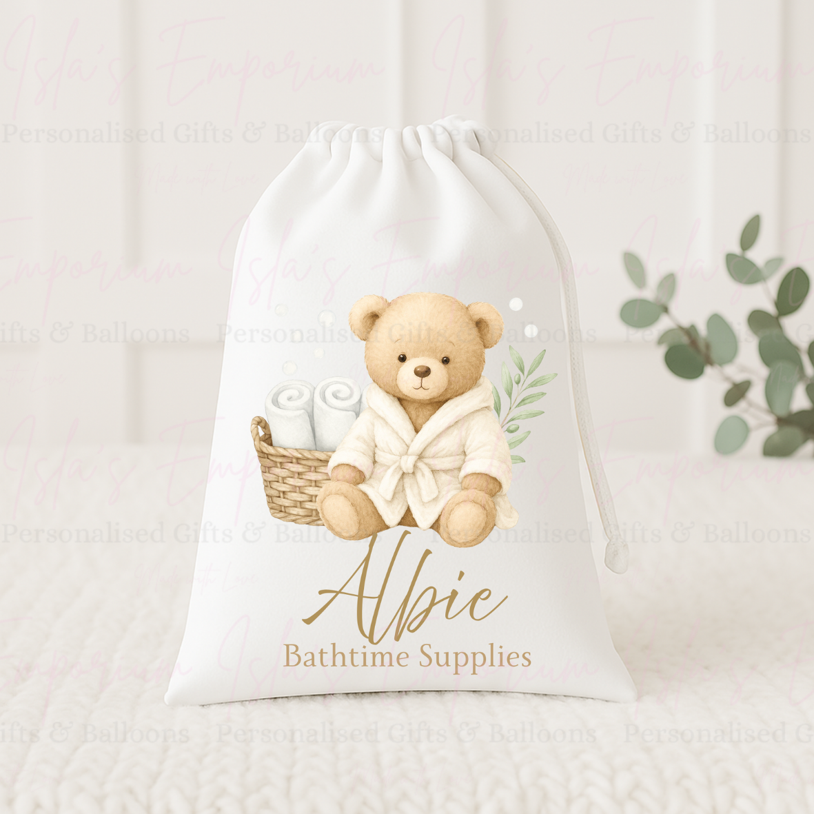 Bathtime Bear Bath Bag