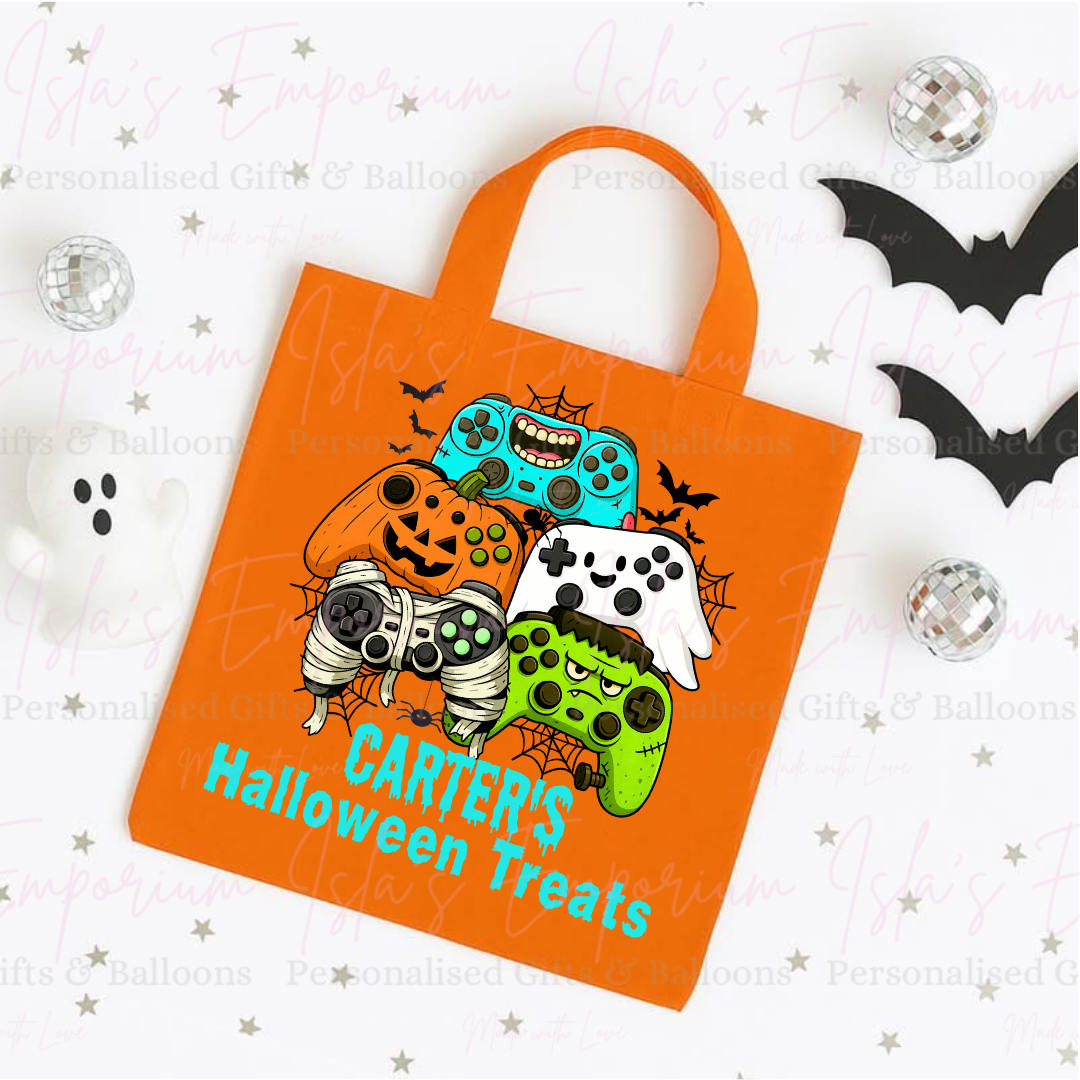 Gaming Halloween Treats Mini Tote Bag