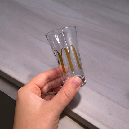 Initial Shot Glass