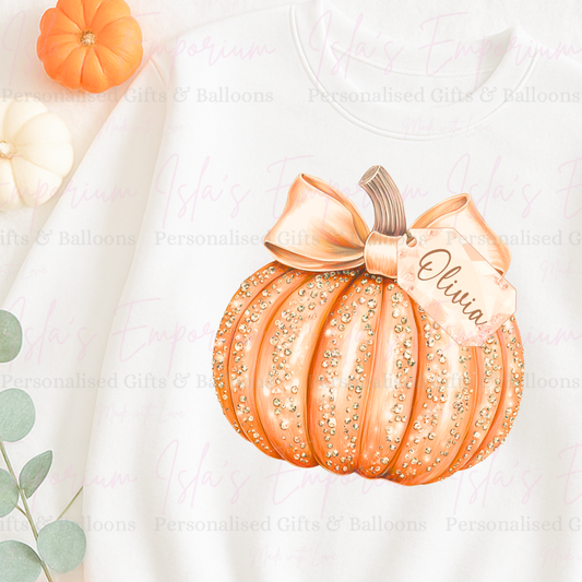 Crystal Pumpkin Sweatshirt (Adults)