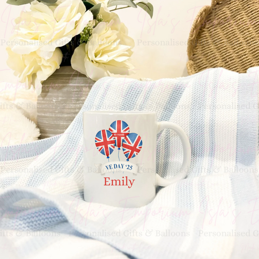 VE Day Balloon Mug
