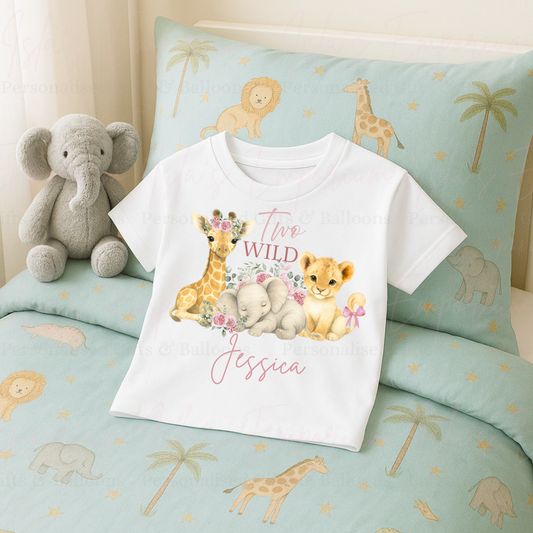 Two Wild Birthday T-Shirt