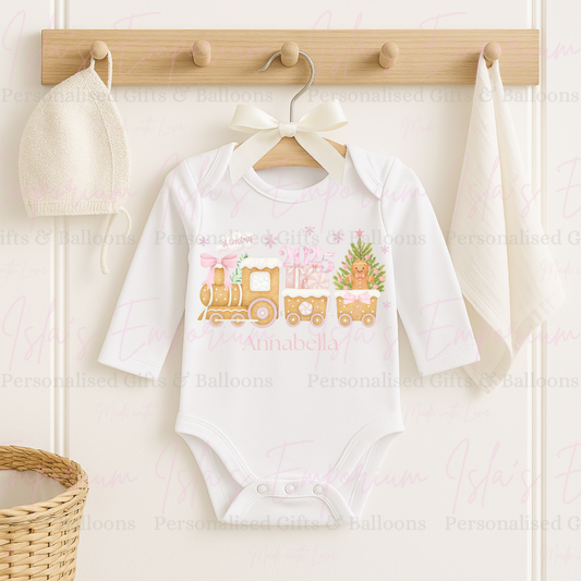 First Christmas Train Vest