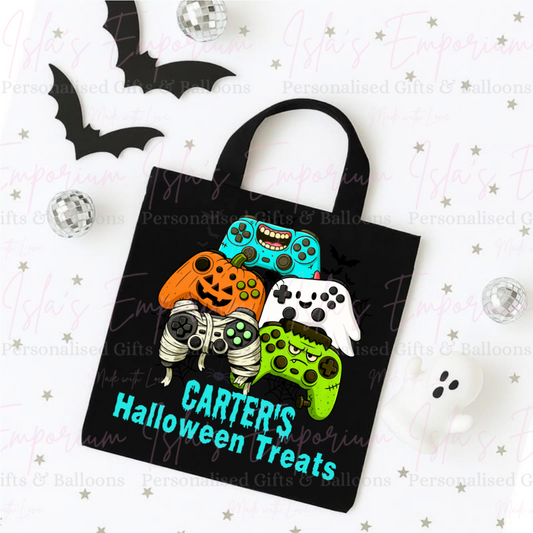 Gaming Halloween Treats Mini Tote Bag