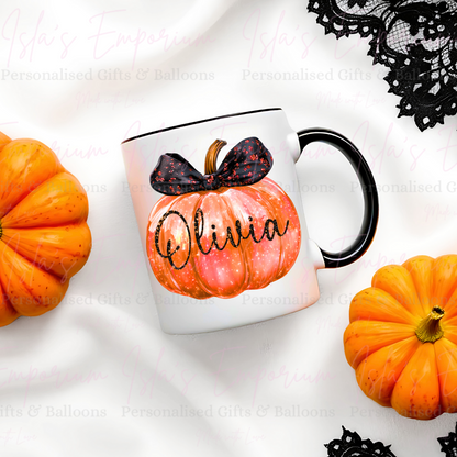 Iridescent Pumpkin Mug
