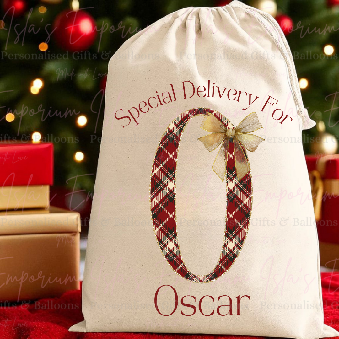 Personalised Santa Sack - Red