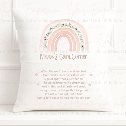 Personalised Calm Corner Pillow