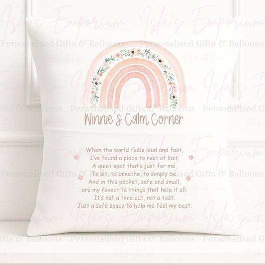 Personalised Calm Corner Pillow
