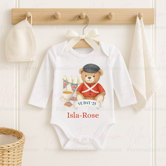 VE Day Teddy With Hat Vest